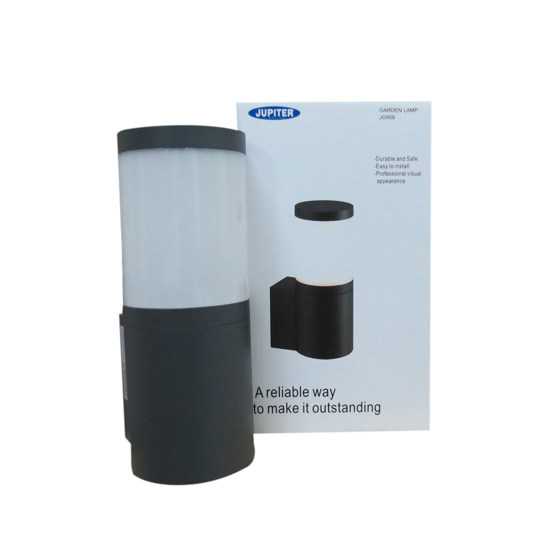 Jüpiter Bahçe Aplik Antrasit Gövde E27 Duy - JG958