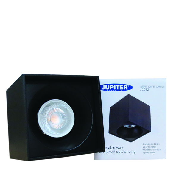 Jüpiter Siyah Tavan Armatürü JC062S