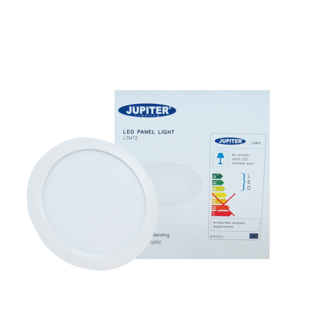 Jüpiter Slim Led Panel 12W 4000K LD472-B840