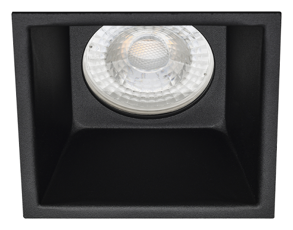 JUPITER JH660 SİYAH Alüminyum Kare Sabit Spot