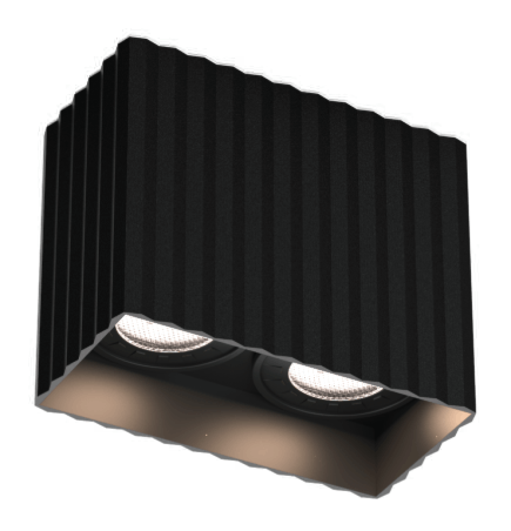 Jüpiter S.Ü.Siyah Kübik Tavan Armatürü JC082S