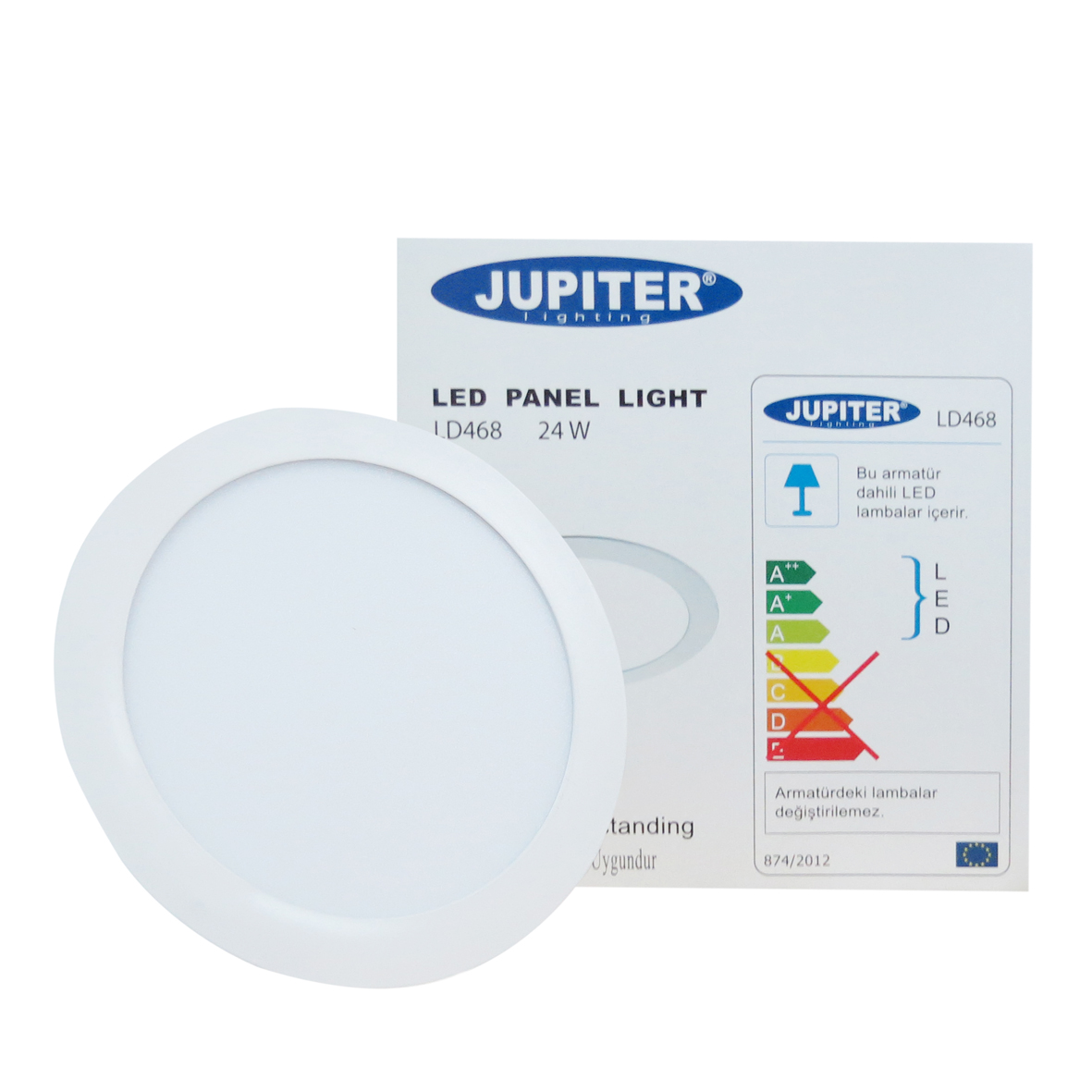 Jüpiter Slim Led Panel 24W 3000K LD468-B830