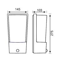 Jüpiter Bahçe Aplik Sensorlü JW930 - AN