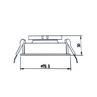 Jüpiter Hareketli Sıva Altı Spot - JH718 - SA