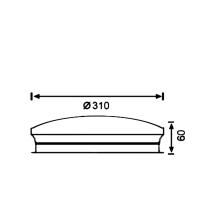 Jüpiter Mikrodalga Sen. Led Tavan Arm. 6500K-JK181 B