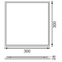 JK3031 Backlight LED Panel Clip-In (4000K) JK3031 840