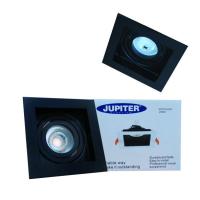 Jupiter JH639S SİYAH Alüminyum Hareketli Spot Kare 