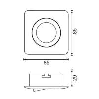 JUPITER JH697K KROM Alüminyum Hareketli Spot