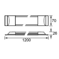 Jüpiter JK120 Led Bant Armatür 36W - 4000K