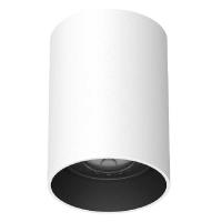 Jüpiter S.Ü. Beyaz ve Siyah Silindirik Tavan Armatürü JC068BS