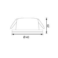 Jüpiter LS968AL 3W 6500K Alüminyum LED Spot Trafolu 